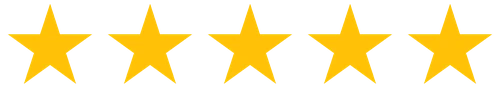Note de 5 étoiles sur 5